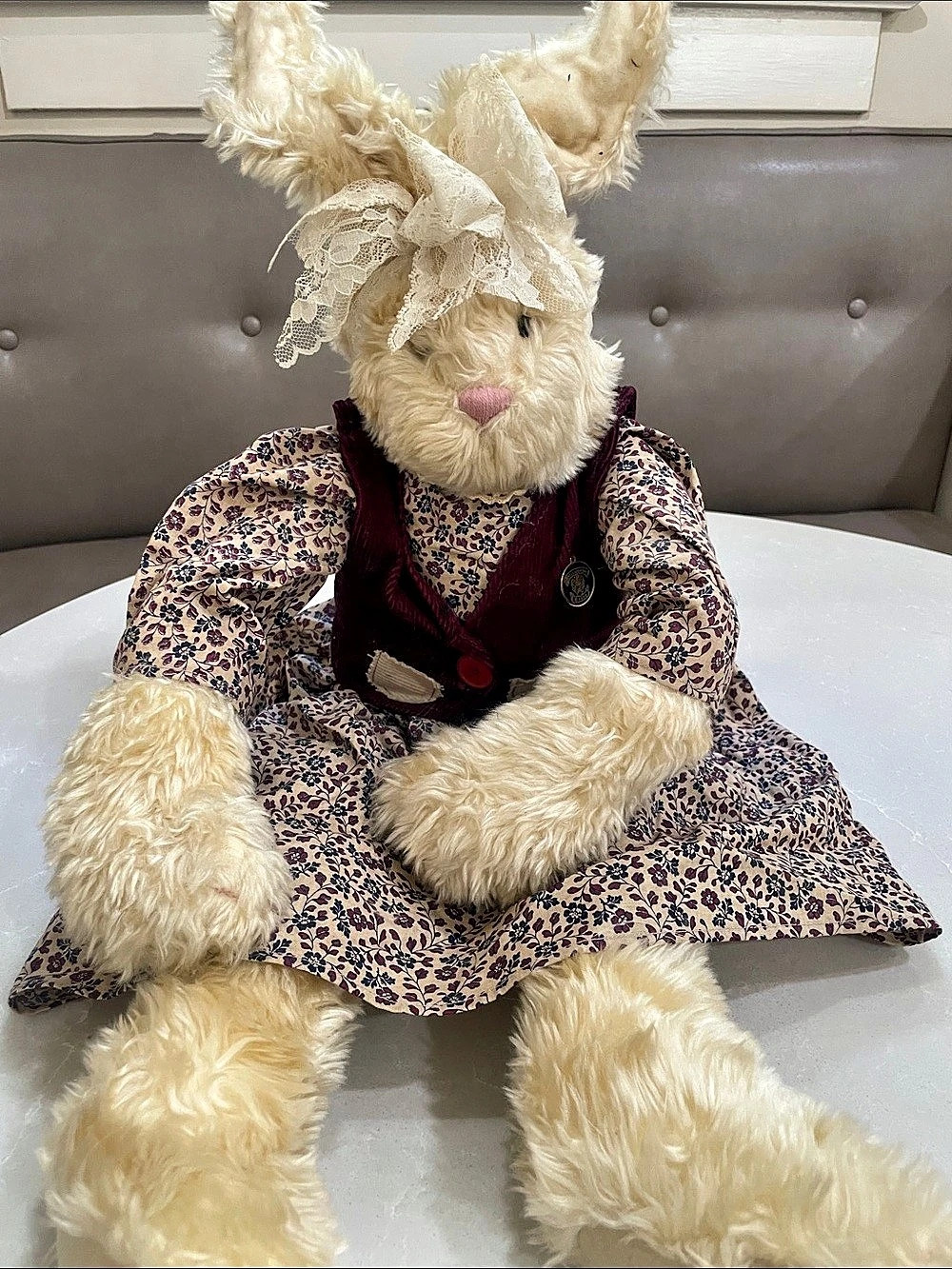 Vintage Knickerbocker Bear Co. Lula Kahlua Bunny Rabbit - New Generation Collect